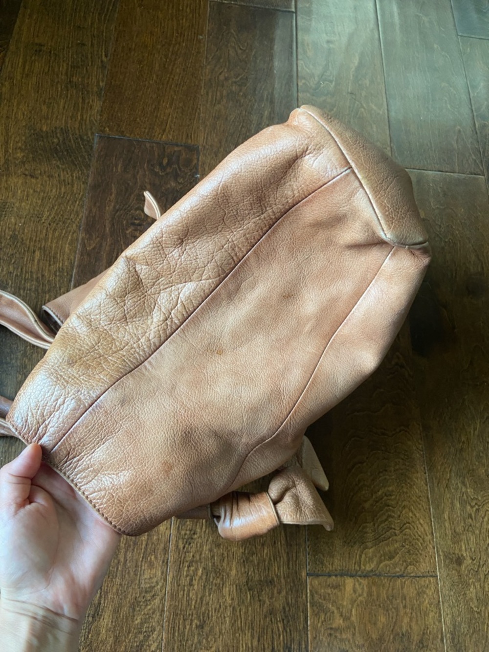 Frye Nora Knotted Tote O/S light brown - Picture 7 of 13